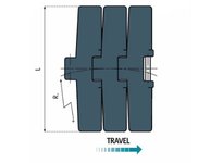 System Plast NGE882M-K1000 882 Series Side-Flexing Chain | Industrial Supplies