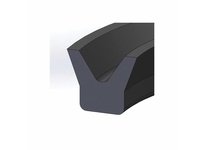 Dichtomatik AN6226-16 NU70R SYMMETRICAL SEAL AN6226 SERIES NITRILE 70 DURO SYMMETRICAL U-CUP INCH