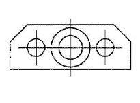Te-Co AWS6040 Accusnap Workstop Spacers, 0.375" Total Width, 6" Vise Size, Black Anodize Finish, Aluminum MaterialAccusnap Works