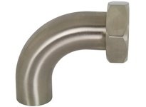 Dixon B2FP-G400 Polished 90° Plain Bevel Seat with Hex Nut x Weld Elbow