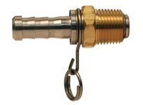 Dixon BNS44SS Straight Swivel x Hose Shank Connector for Spray Gun