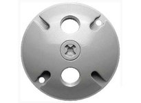 RAB C103B Weatherproof Cover Round 3 Holes Black | Durable & Reliable