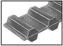 Jason D120XL013 DOUBLE SIDED TIMING BELT