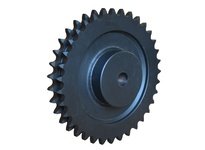 D16C76 C-Hub Double Roller Chain Sprocket MET | High-Quality Industrial Supplies