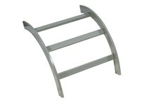 Hubbell Wiring HLO1290G CABLEMGT LAD-RCK OUTSDE RD 12"W GY