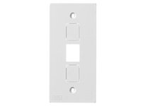 Hubbell Wiring KP2163W FACEPLT KP SER 1-G 3 JACK WHT | Industrial Supplies