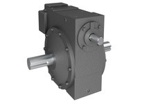 Hub City 0270-02508 40:1 Ratio, Cast Iron Single-Reduction Worm Reducer, 1.625" Input Diameter, 2.750" Output Diameter, Shaft In