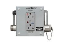 Hubbell Wiring M001L100P PSDA 1-GANG 15A TWIST-LOCK W/PASS-THRU