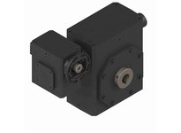 Hub City 0270-02542 150:1 Ratio, Cast Iron Double-Reduction Worm Reducer, 1.125" Input Diameter, 2.938" Output Diameter, C-Face 