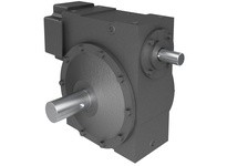 Hub City 0270-02544 60:1 Ratio, Cast Iron Single-Reduction Worm Reducer, 1.625" Input Diameter, 2.750" Output Diameter, Shaft In