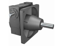 Hub City 0270-02566 40:1 Ratio, Cast Iron Single-Reduction Worm Reducer, 1.625" Input Diameter, 2.938" Output Diameter, Shaft In