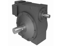 Hub City 0270-02584 70:1 Ratio, Cast Iron Single-Reduction Worm Reducer, 1.625" Input Diameter, 2.750" Output Diameter, Shaft In