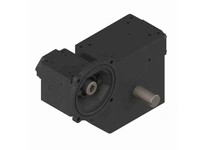 Hub City 0270-02585 200:1 Ratio, Cast Iron Double-Reduction Worm Reducer, 1.125" Input Diameter, 2.500" Output Diameter, C-Face 