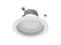 RAB R4R8950120WS RETROFIT DOWNLIGHTS 712 LUMENS RETROFIT DOWNLIGHT 8W 4 INCHES ROUND 90CRI 5000K 120V WHITE SMOOTH