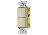 Hubbell Wiring RCD101I COMBO 2) 15A SP ROCKER IV | Reliable Industrial Supplies