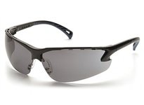 Pyramex Venture 3 SB5720DT Safety Glasses Gray H2X Anti-Fog Lens and Black FrameVenture 3 Safety Glasses Gray H2X Anti-Fog Lens 
