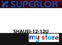 Superlok SHAUEI-12-12U 45° Male AN/JIC Elbow Connector 3/4"T X 3/4"M JIC 37° - AN 45° Elbow - 1-1/16-12 Straight Thread - 316 St