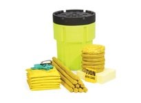 SpillTech SPKHZ-65-HV HazMat 65-Gallon Hi-Viz OverPack Drum Spill Kit | YarinInd