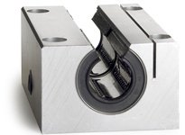 Thomson Linear SPTWNOAM40 Linear Bearing, Ball Bushing, Pillow Block, Super, 40 mm, Open, Twin, Self-aligning, Adjustable; Use w