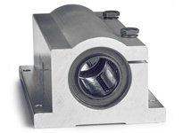 Thomson Linear TWN6ADJ Linear Bearing, Ball Bushing, Pillow Block, Super, 0.375 in, Closed, Twin, Self-aligning, Adjustable; Use