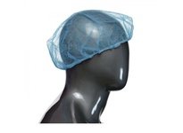 UB-21-1000B SBP 21" Blue Bouffant - "latex free elastic" 11 gram poly pro material