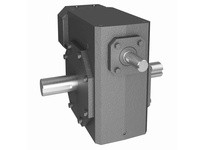 Hub City 0270-05010 60:1 Ratio, Cast Iron Single-Reduction Worm Reducer, 1.5" Input Diameter, 2.500" Output Diameter, Shaft Inpu