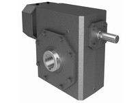 Hub City 0270-05081 50:1 Ratio, Cast Iron Single-Reduction Worm Reducer, 1.5" Input Diameter, 2.438" Output Diameter, Shaft Inpu