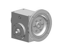 Hub City 0270-07507 7.5:1 Ratio, Stainless Steel Washdown Worm Reducer, 0.625" Input Diameter, 0.625" Output Diameter, C-Face Qu