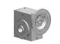 Hub City 0270-09931 7.5:1 Ratio, Stainless Steel Washdown Worm Reducer, 0.625" Input Diameter, 2.000" Output Diameter, C-Face Qu