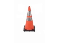 Cortina 03-500-103M DW Traffic Cone 28" Orange 7# 6"/4" 3M Collars w/black base