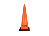 Cortina 03-500-27 DW Traffic Cone 36" Orange 12# w/black base (FDOT)