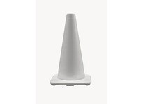 Cortina 03-500-62 W Traffic Cone 18" White 3#