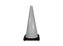 Cortina 03-500-66 DW Traffic Cone 28" White 7#