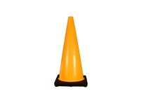 Cortina 03-500-67 DW Traffic Cone 28" Yellow 7#
