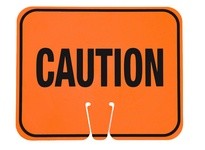 Cortina 03-550-CL Cone Sign Closed (black on orange) | YarinInd