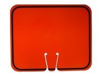 Cortina 03-550-WBL Cone Sign Border Only (Black on White) | Single-Sided