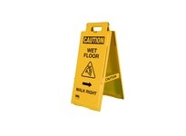 Cortina 03-600-35 Floor Stand - Wet Floor Walk Left/Right