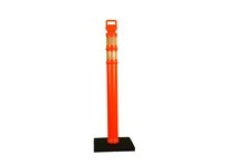 Cortina 03-734RBC 45" EZ Grab Flared Orange Post - (2)3" HIP Collars w/(1) 10# Base - Boxed