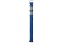 Cortina 03-735B 41" EZ Grab Straight Blue Post - (2)4" High Intensity Prismatic Collars | YarinInd