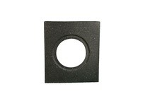 Cortina 03-752-10 Recycled Square Rubber Base - 10 lbs.