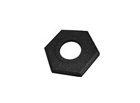 Cortina 03-752-16 Recycled Hexagon Rubber Base - 16 lbs | Durable & Eco-Friendly