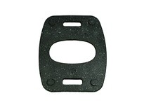 Cortina 03-760-15 Recycled Rectangular Rubber Base - 15 lbs. (18.5W x 22L x 1.3H)