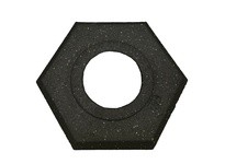 Cortina 03-770-5 Recycled Hexagon Rubber Base - 10 lbs.