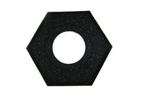 Cortina 03-770-6 Recycled Hexagon Rubber Base - 15 lbs | Durable & Eco-Friendly