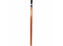 Cortina 03-812-O Handle Telescoping 4-8ft Orange w/sign holder for LED Paddles (12"&18")