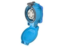 Meltric 03-P4061-NC PN7c Receptacle Poly Blue Size 1 | Industrial Supplies