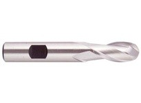 Regal 050763AM 3/16 x 3/8 x 1/2 x 2-3/8 2 Flt SE Ball CC End Mill | Cutting Tools