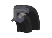 Dichtomatik 0611227/31VTCN VITON DOUBLE LIP SPRING RUBBERIZED SHAFT SEALS | High-Quality Industrial Supplies