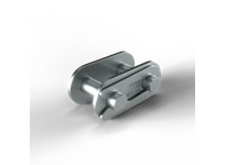 HKK SBS06BSCL1 06B Stainless Steel (304) C/L SP/CLIP 3/8" pitch06B, British Std Stainless Steel, Connecting Link, Spring Clip Ty