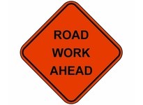 Cortina 07-800-3007 36" Mesh - Road Work Ahead | YarinInd